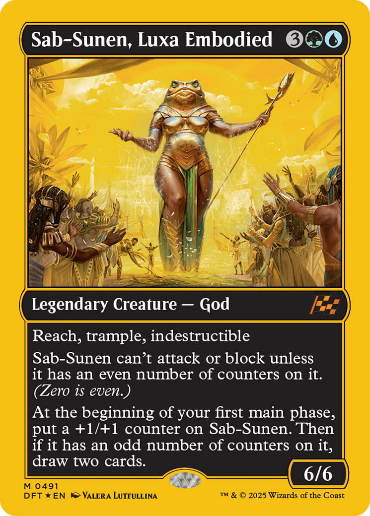 Sab-Sunen, Luxa Embodied (First-Place Foil) [Aetherdrift] | Pegasus Games WI