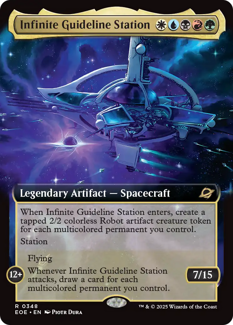 Infinite Guideline Station (Extended Art) [Edge of Eternities] | Pegasus Games WI