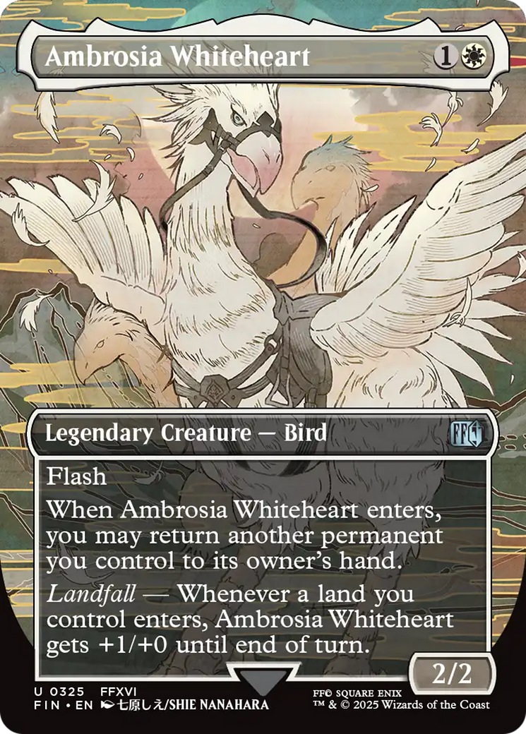 Ambrosia Whiteheart (Borderless) [FINAL FANTASY] | Pegasus Games WI