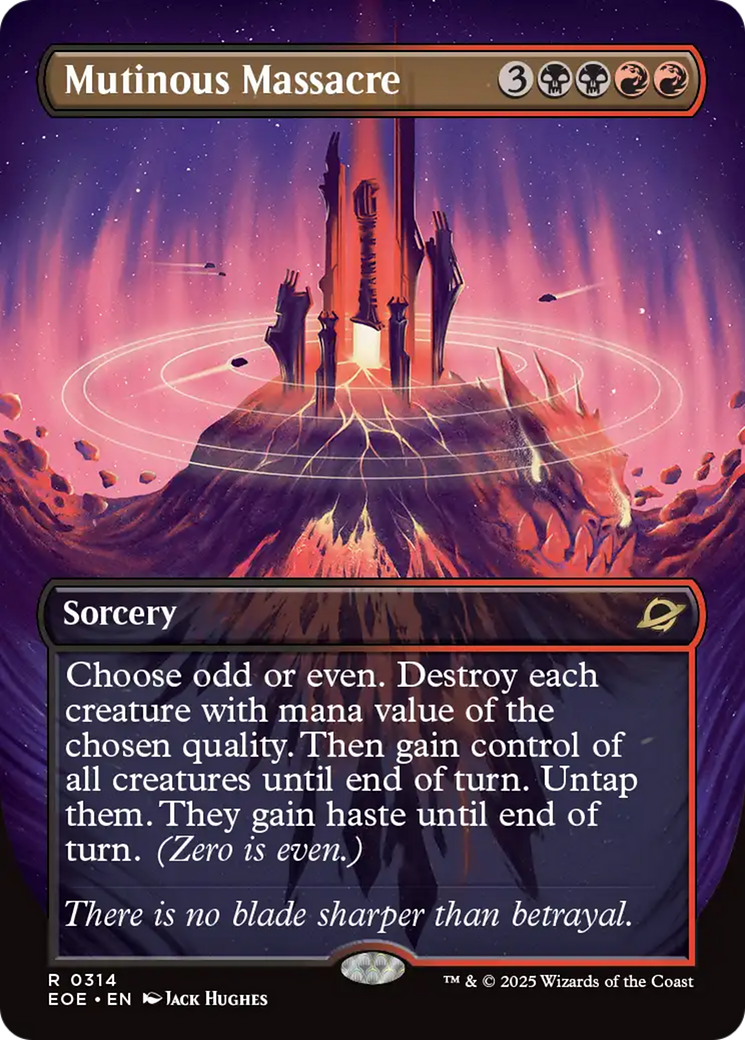 Mutinous Massacre (Borderless) [Edge of Eternities] | Pegasus Games WI