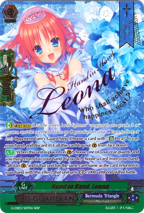 Hand in Hand, Leona (Wedding) (G-CB03/S07EN) [Blessing of Divas] | Pegasus Games WI