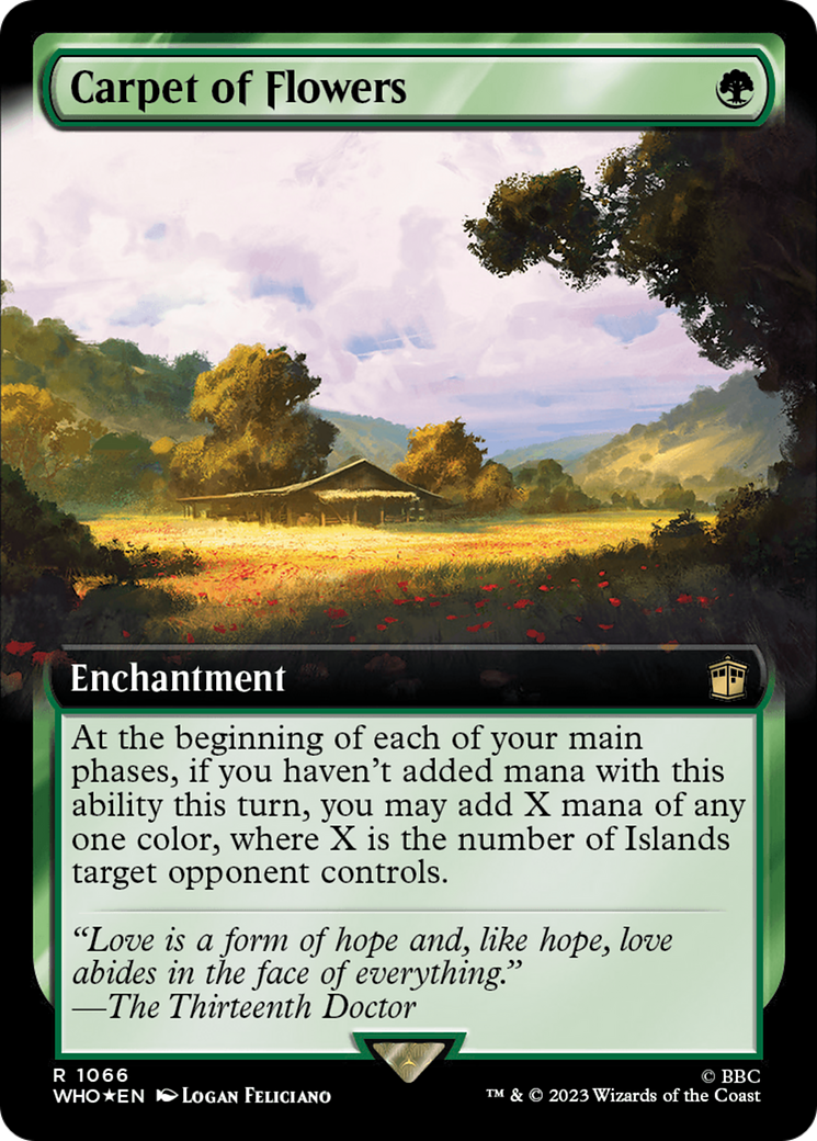 Carpet of Flowers (Extended Art) (Surge Foil) [Doctor Who] | Pegasus Games WI