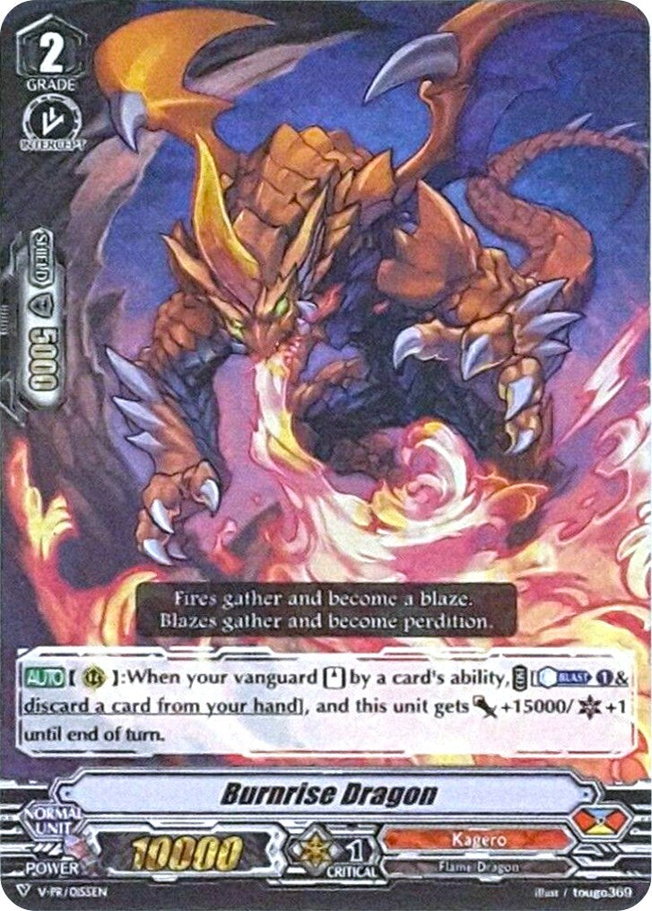 Burnrise Dragon (Parallel Foil) (V-PR/0155EN) [V Promo Cards] | Pegasus Games WI