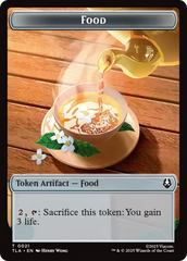 Monk // Food (0021) Double-Sided Token [Avatar: The Last Airbender Tokens] | Pegasus Games WI