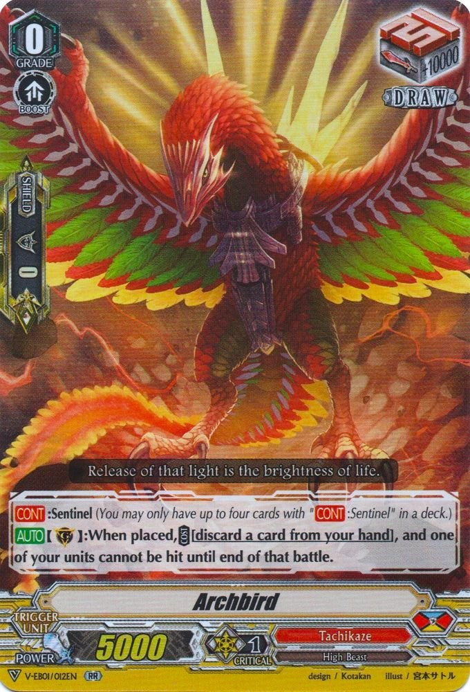 Archbird (V-EB01/012EN) [The Destructive Roar] | Pegasus Games WI