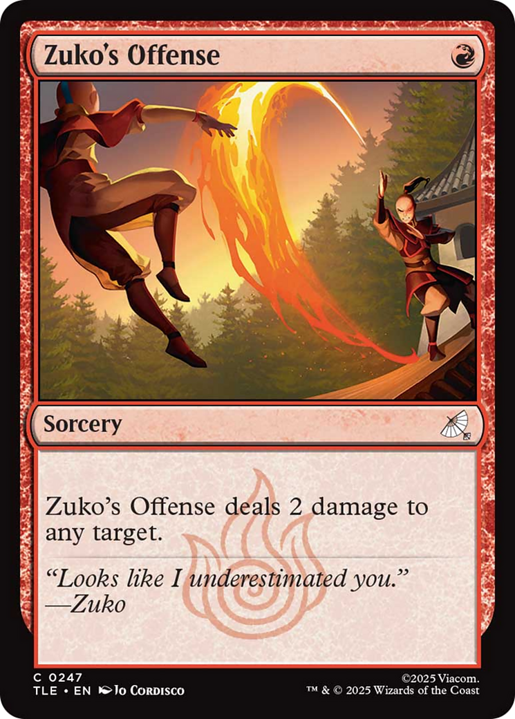 Zuko's Offense [Avatar: The Last Airbender: Eternal-Legal] | Pegasus Games WI