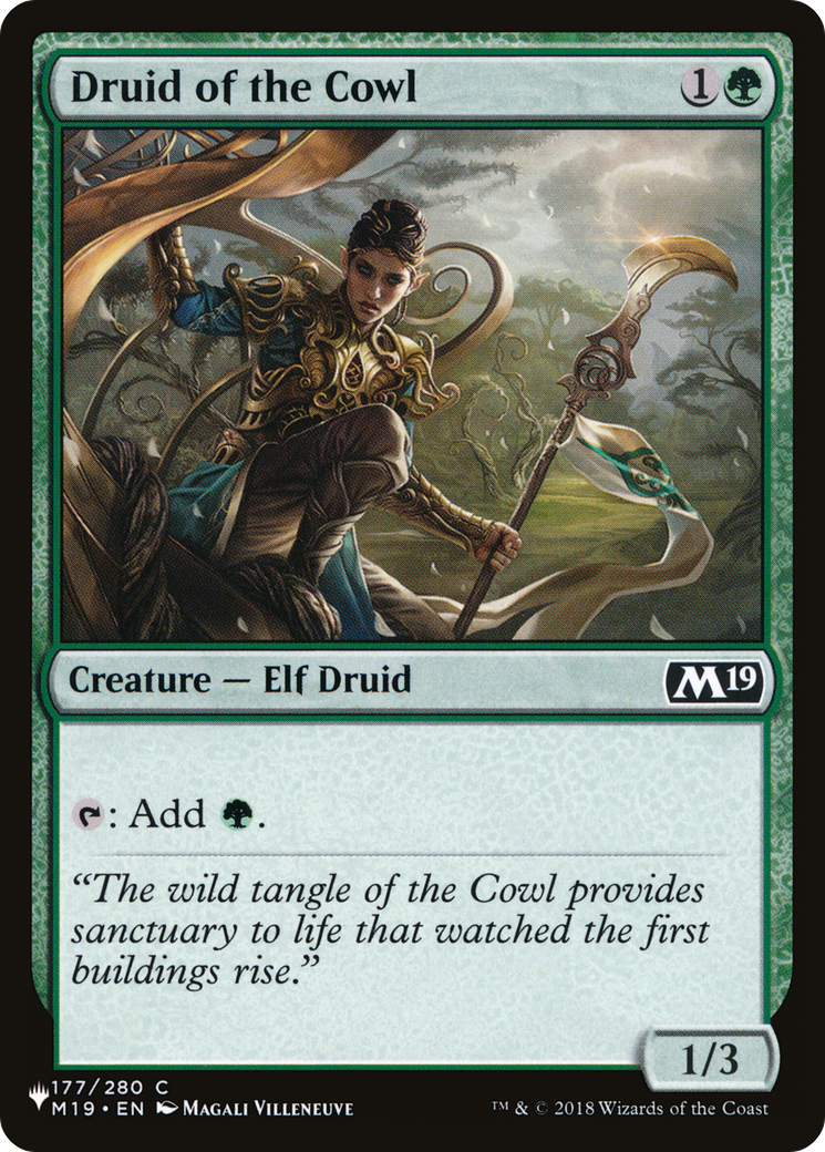 Druid of the Cowl [The List] | Pegasus Games WI