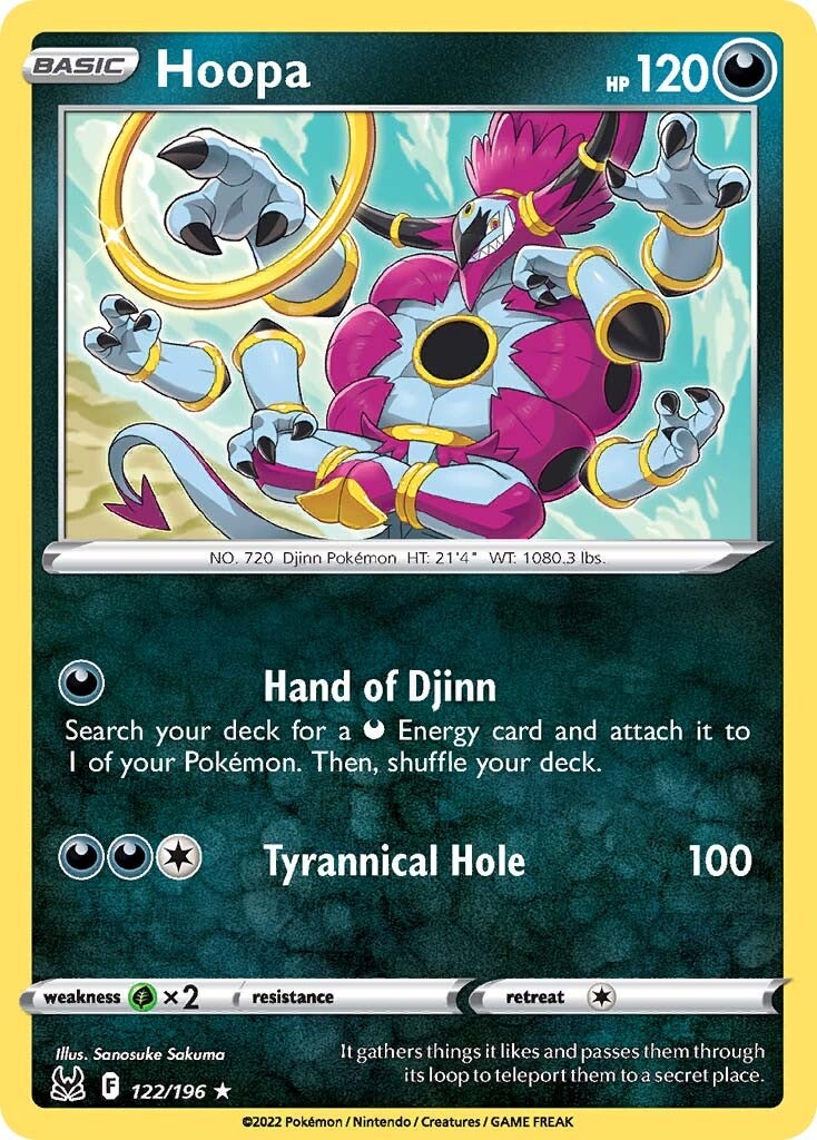 Hoopa (122/196) [Sword & Shield: Lost Origin] | Pegasus Games WI