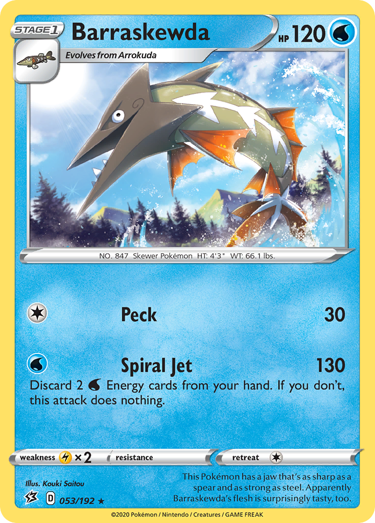 Barraskewda (053/192) [Sword & Shield: Rebel Clash] | Pegasus Games WI