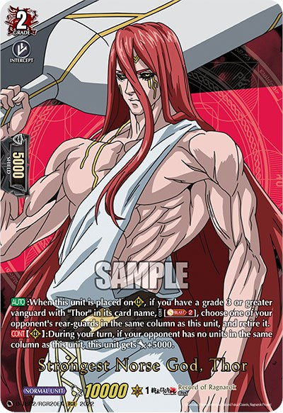 Strongest Norse God, Thor (D-TB02/RGR20EN) [Record of Ragnarok] | Pegasus Games WI