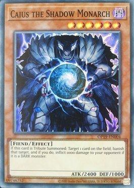 Caius the Shadow Monarch [OP19-EN004] Super Rare | Pegasus Games WI