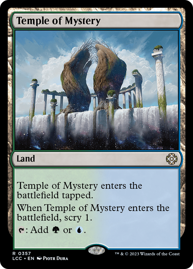 Temple of Mystery [The Lost Caverns of Ixalan Commander] | Pegasus Games WI