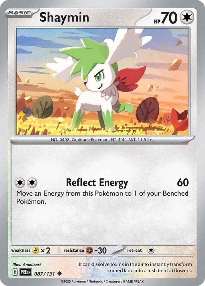 Shaymin (087/131) [Scarlet & Violet: Prismatic Evolutions] | Pegasus Games WI