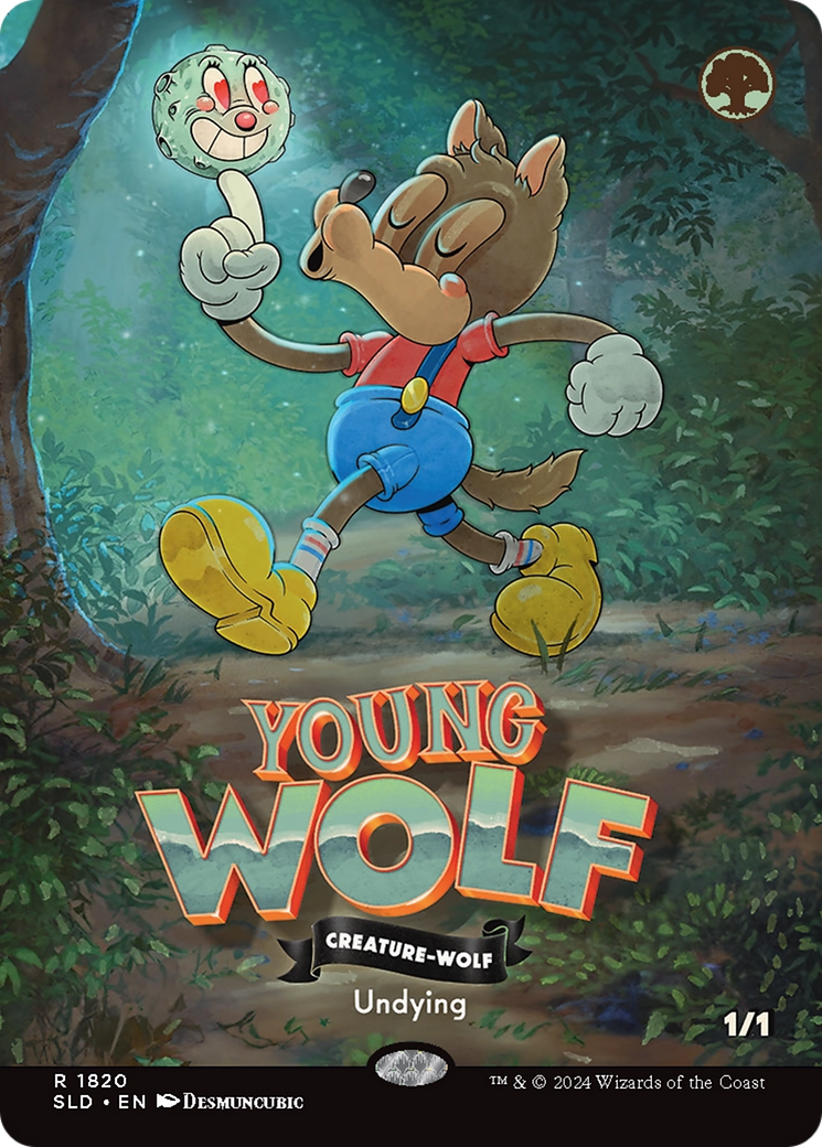 Young Wolf (Rainbow Foil) [Secret Lair Drop Series] | Pegasus Games WI