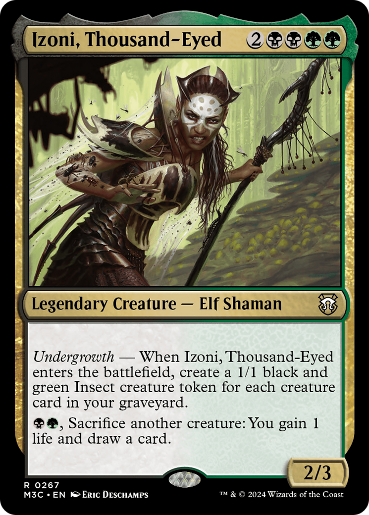 Izoni, Thousand-Eyed (Ripple Foil) [Modern Horizons 3 Commander] | Pegasus Games WI
