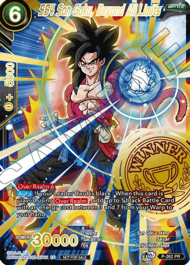 SS4 Son Goku, Beyond All Limits (Alternate Art Set 2021 Vol. 3) (P-262) [Tournament Promotion Cards] | Pegasus Games WI