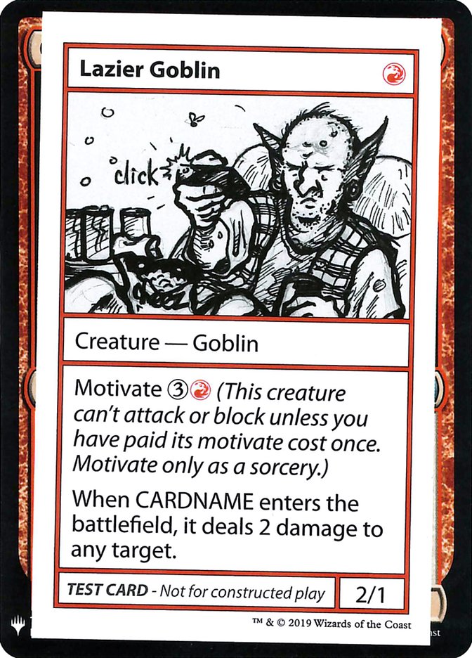 Lazier Goblin [Mystery Booster Playtest Cards] | Pegasus Games WI