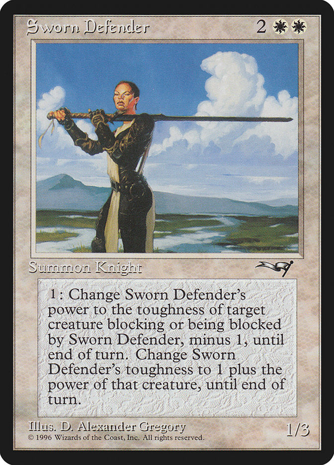 Sworn Defender [Alliances] | Pegasus Games WI