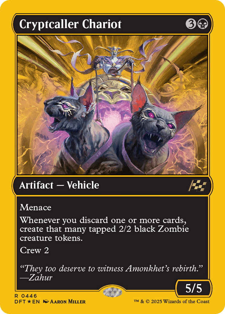 Cryptcaller Chariot (First-Place Foil) [Aetherdrift] | Pegasus Games WI