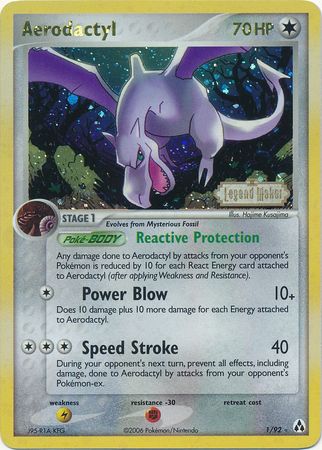 Aerodactyl (1/92) (Stamped) [EX: Legend Maker] | Pegasus Games WI