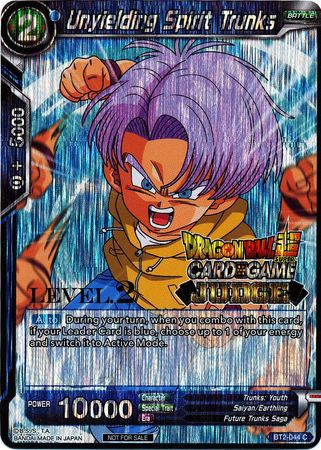 Unyielding Spirit Trunks (Level 2) (BT2-044) [Judge Promotion Cards] | Pegasus Games WI