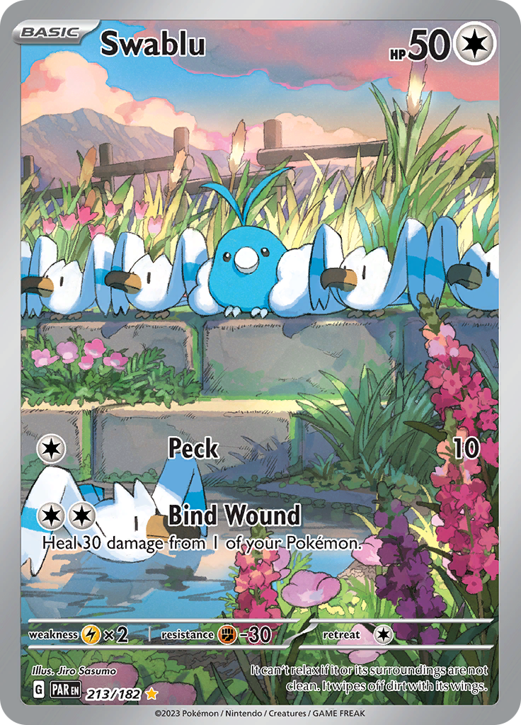 Swablu (213/182) [Scarlet & Violet: Paradox Rift] | Pegasus Games WI