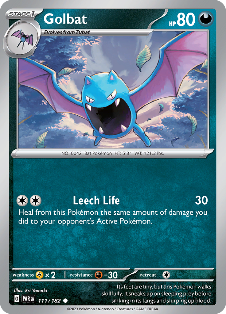 Golbat (111/182) [Scarlet & Violet: Paradox Rift] | Pegasus Games WI