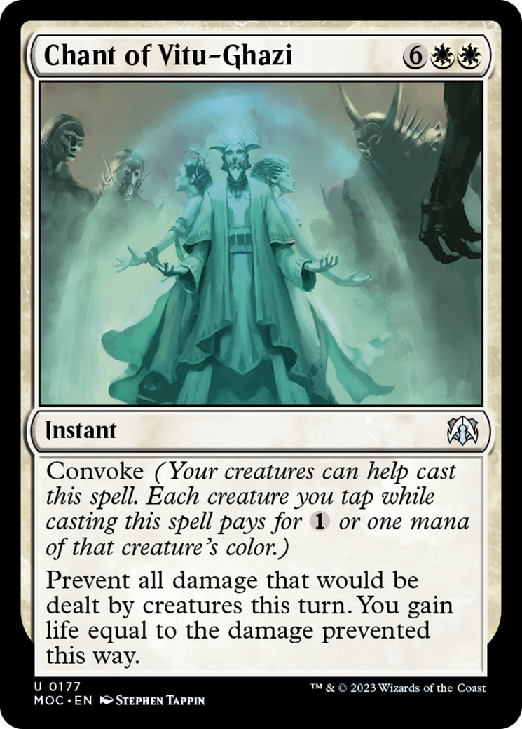 Chant of Vitu-Ghazi [March of the Machine Commander] | Pegasus Games WI