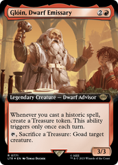 Gloin, Dwarf Emissary (Extended Art) (Surge Foil) [The Lord of the Rings: Tales of Middle-Earth] | Pegasus Games WI