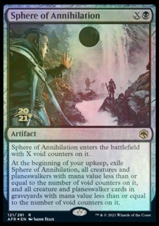Sphere of Annihilation [Dungeons & Dragons: Adventures in the Forgotten Realms Prerelease Promos] | Pegasus Games WI