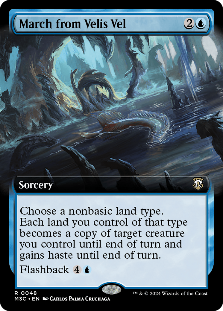 March from Velis Vel (Extended Art) (Ripple Foil) [Modern Horizons 3 Commander] | Pegasus Games WI
