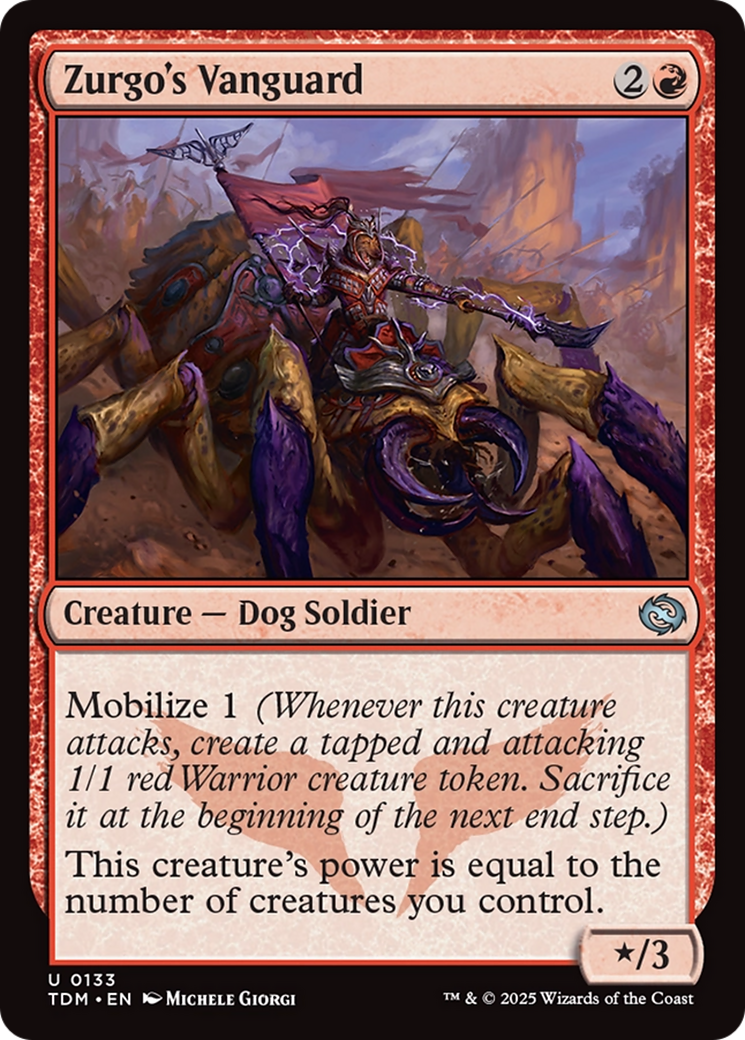 Zurgo's Vanguard [Tarkir: Dragonstorm] | Pegasus Games WI