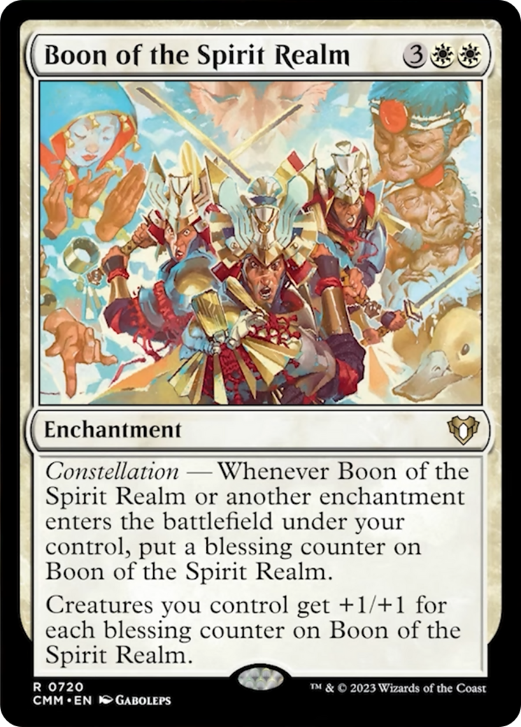 Boon of the Spirit Realm [Commander Masters] | Pegasus Games WI