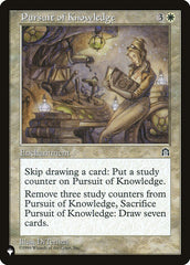 Pursuit of Knowledge [The List] | Pegasus Games WI