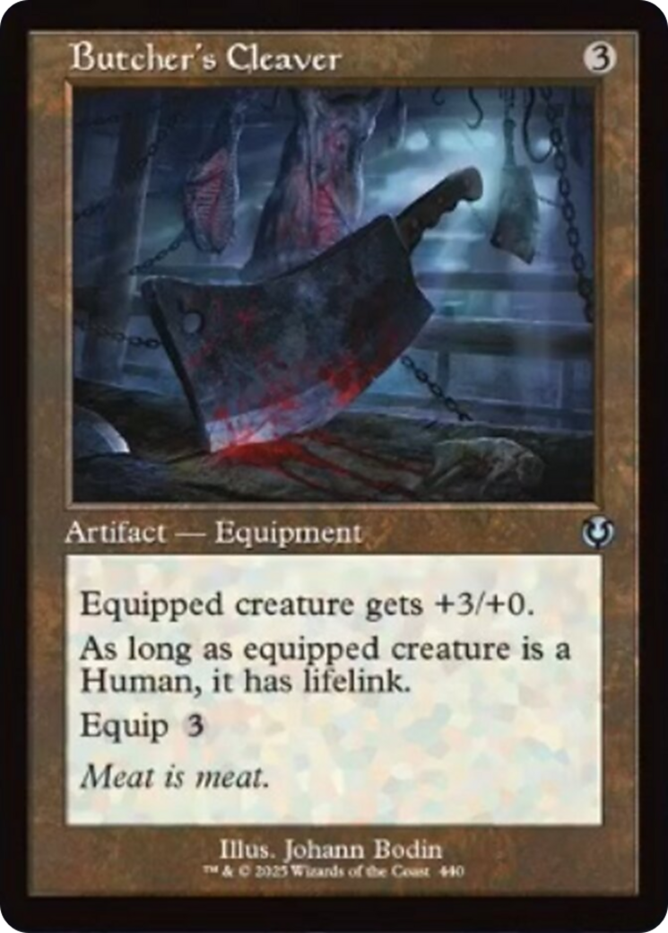 Butcher's Cleaver (Retro Frame) [Innistrad Remastered] | Pegasus Games WI