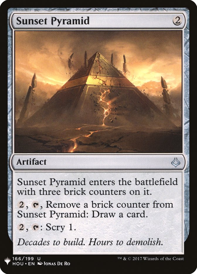 Sunset Pyramid [Mystery Booster] | Pegasus Games WI
