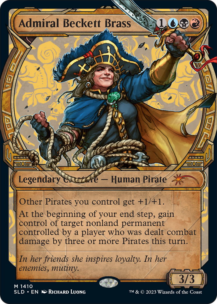 Admiral Beckett Brass (Rainbow Foil) [Secret Lair Drop Series] | Pegasus Games WI