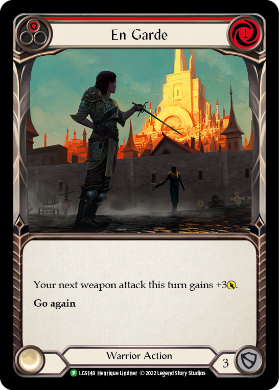 En Garde (Red) [LGS148] (Promo)  Rainbow Foil | Pegasus Games WI