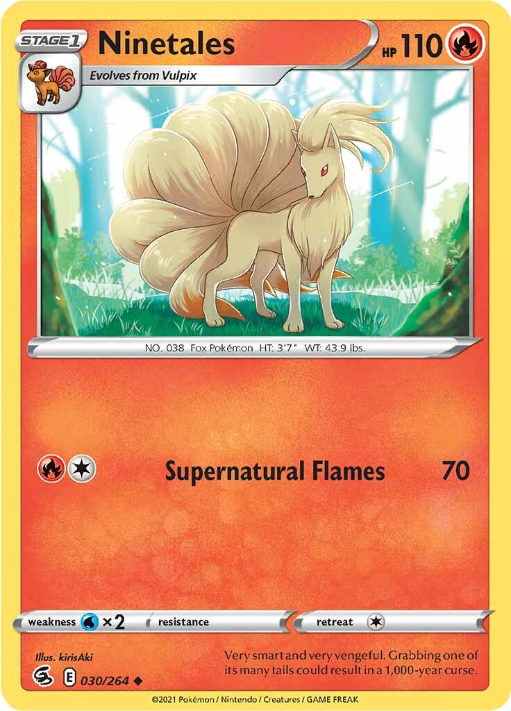 Ninetales (030/264) [Sword & Shield: Fusion Strike] | Pegasus Games WI