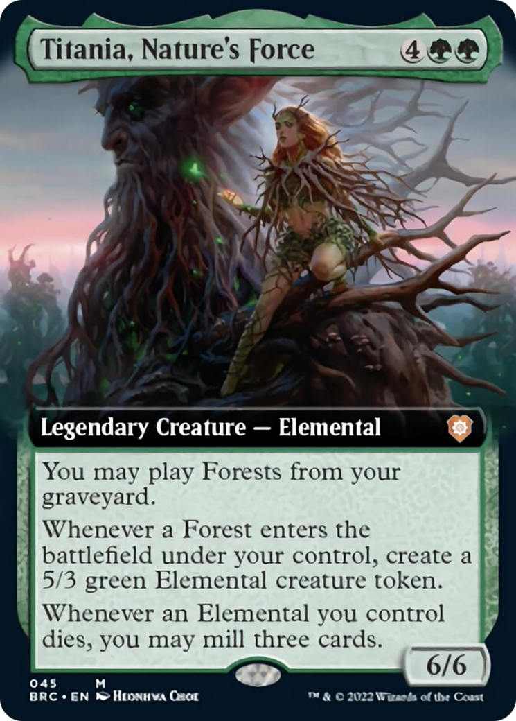 Titania, Nature's Force (Extended Art) [The Brothers' War Commander] | Pegasus Games WI