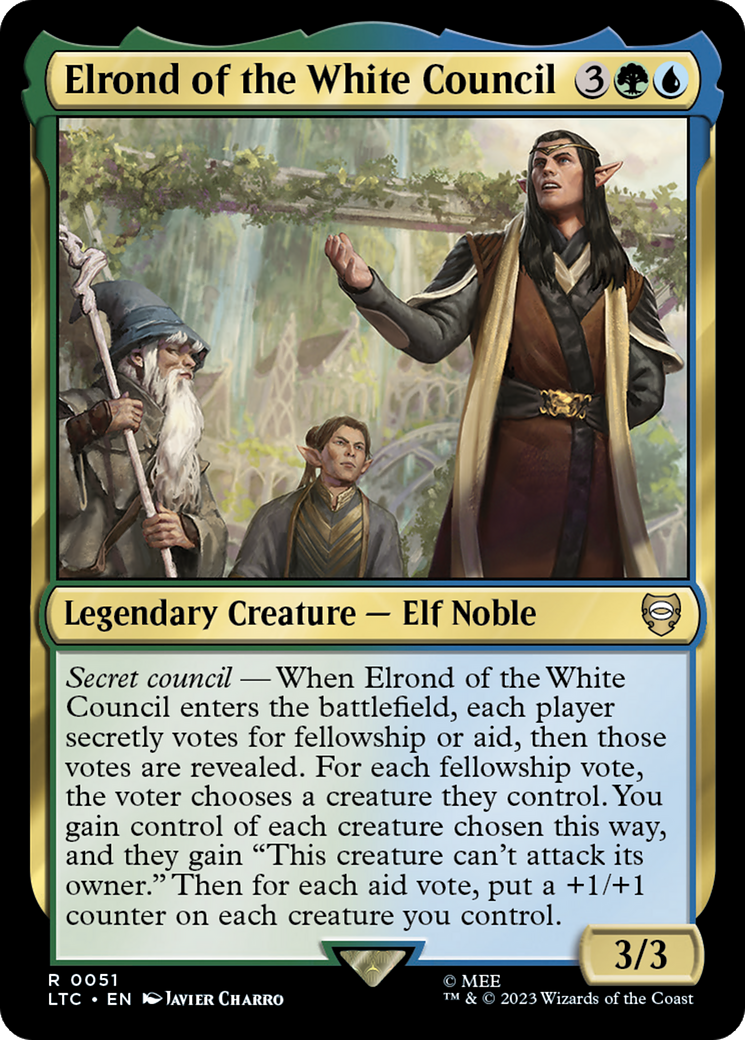 Elrond of the White Council [The Lord of the Rings: Tales of Middle-Earth Commander] | Pegasus Games WI
