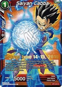 Saiyan Cabba (Origins 2019) (BT1-014) [Tournament Promotion Cards] | Pegasus Games WI