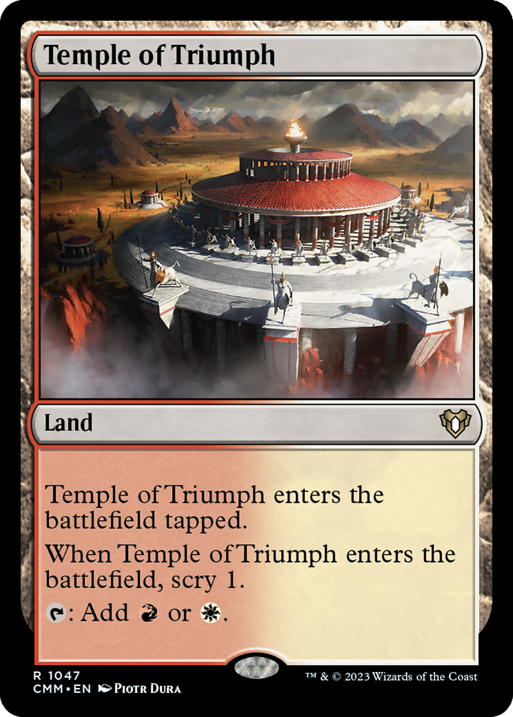 Temple of Triumph [Commander Masters] | Pegasus Games WI
