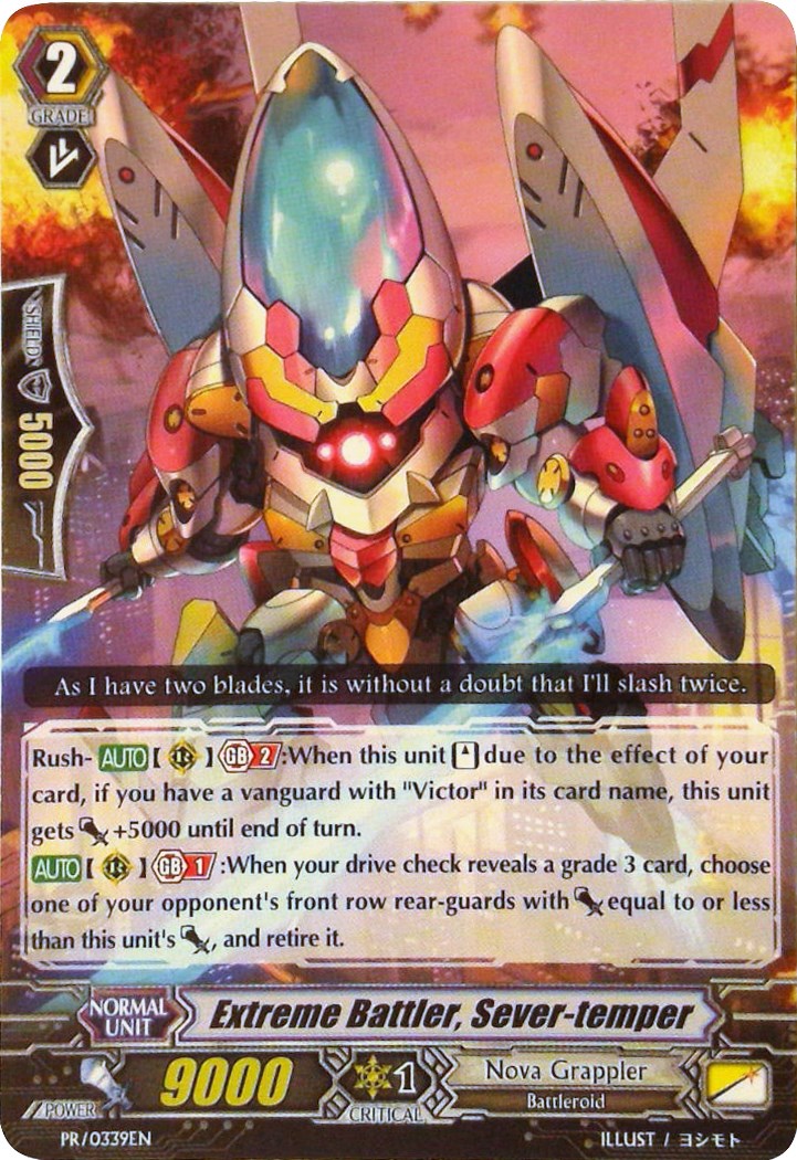 Extreme Battler, Sever-temper (PR/0339EN) [Promo Cards] | Pegasus Games WI