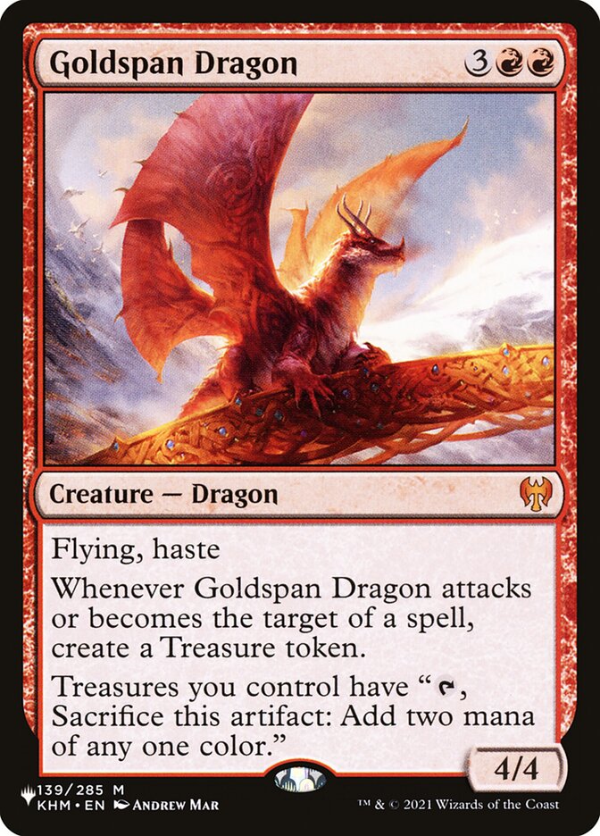 Goldspan Dragon [The List] | Pegasus Games WI