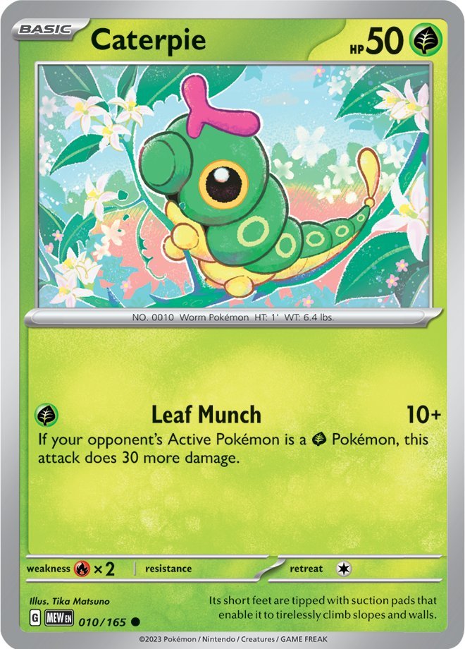 Caterpie (010/165) [Scarlet & Violet: 151] | Pegasus Games WI