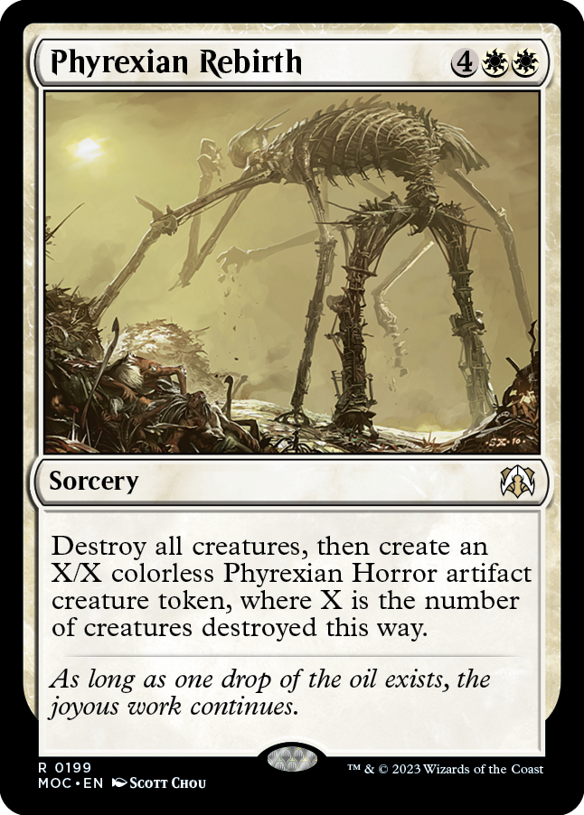 Phyrexian Rebirth [March of the Machine Commander] | Pegasus Games WI