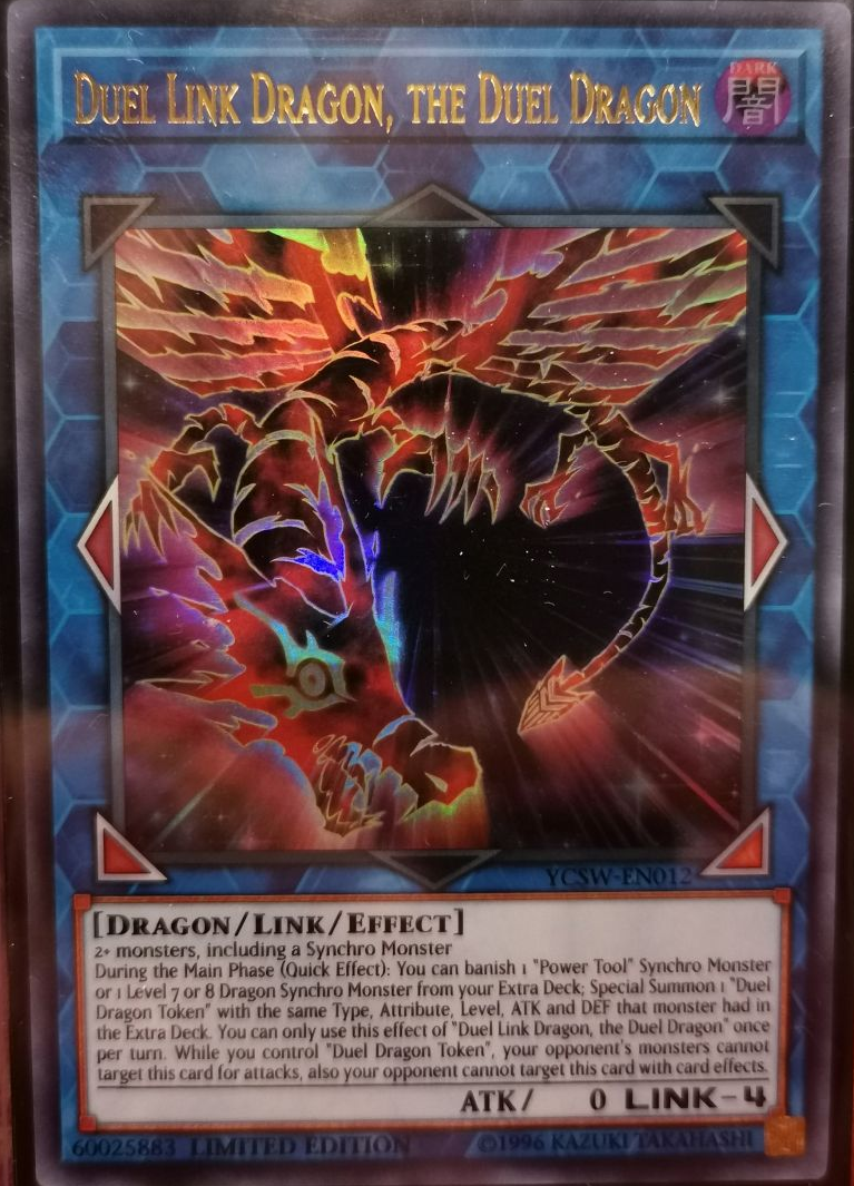 Duel Link Dragon, the Duel Dragon [YCSW-EN012] Ultra Rare | Pegasus Games WI