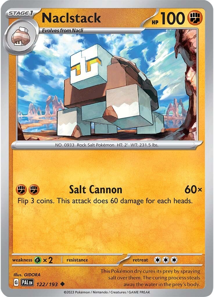 Naclstack (122/193) [Scarlet & Violet: Paldea Evolved] | Pegasus Games WI