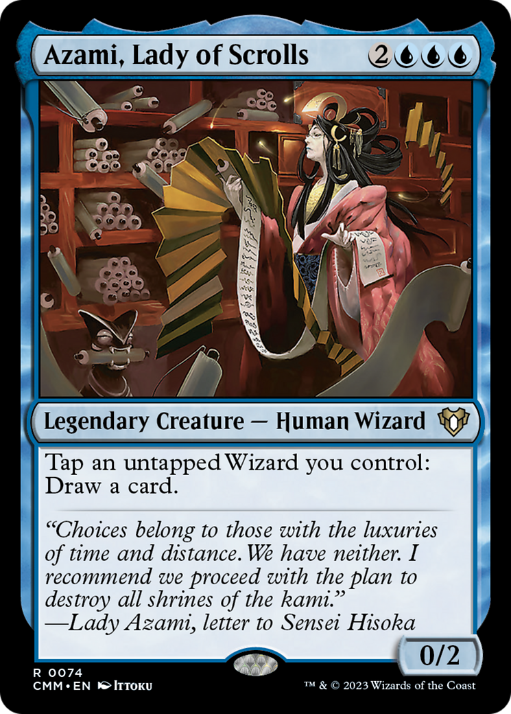 Azami, Lady of Scrolls [Commander Masters] | Pegasus Games WI